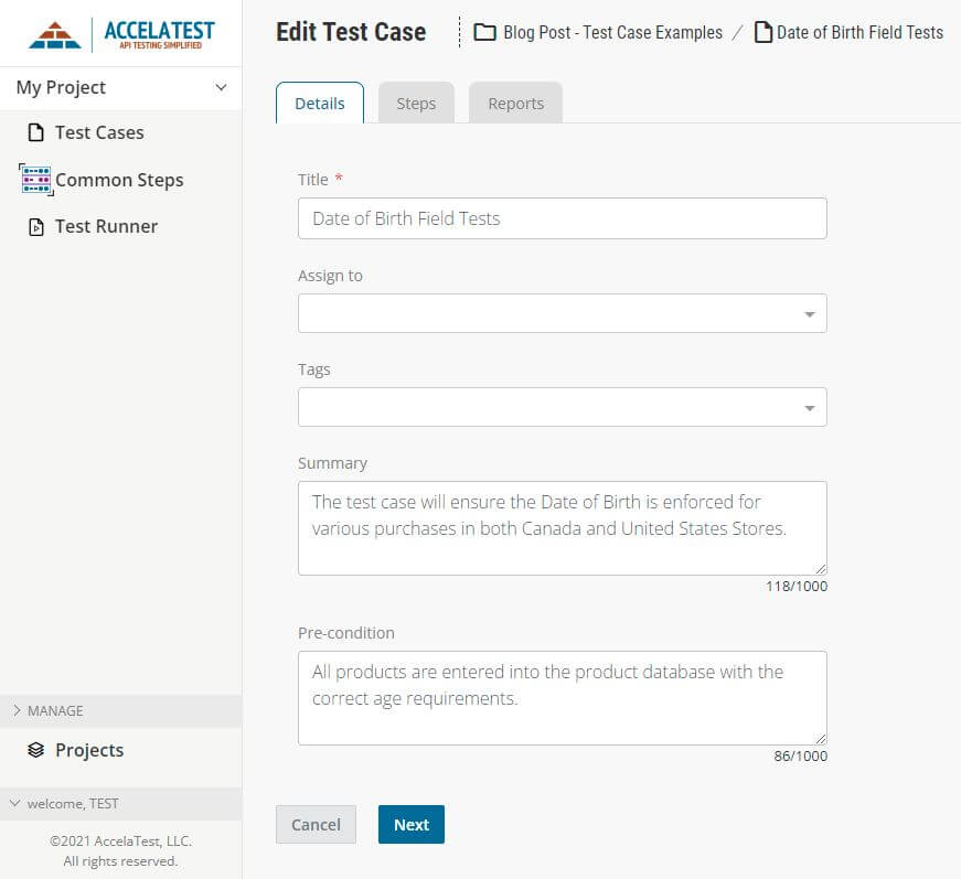 How To Write Test Cases For Date Of Birth Field