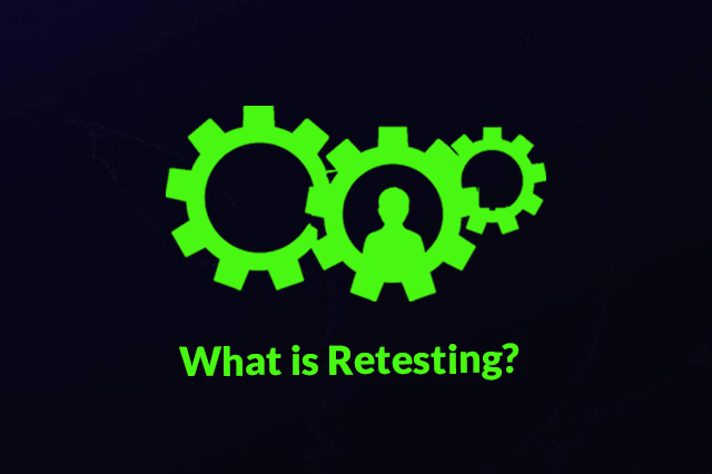 What is retesting image banner green