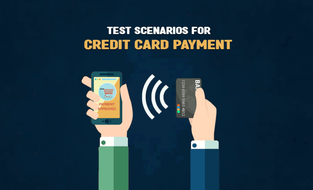 Credit card payment test scenarios